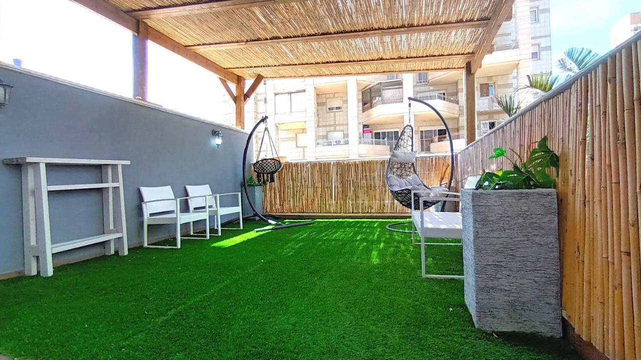 Beach Suite Israel- Private Jacuzzi Garden Suite & Gym, 3 Min Walk To Beach ביץ סוייט ישראל- ג'קוזי פרטי בגינה 3 דקות הליכה לים וחדר כושר Ασκελόν Εξωτερικό φωτογραφία